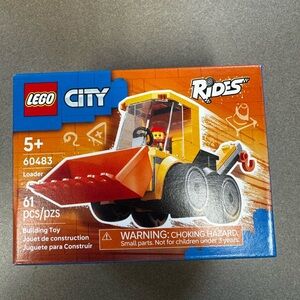 Lego City Rides: Construction Loader Building Set Backhoe with Mini Figure